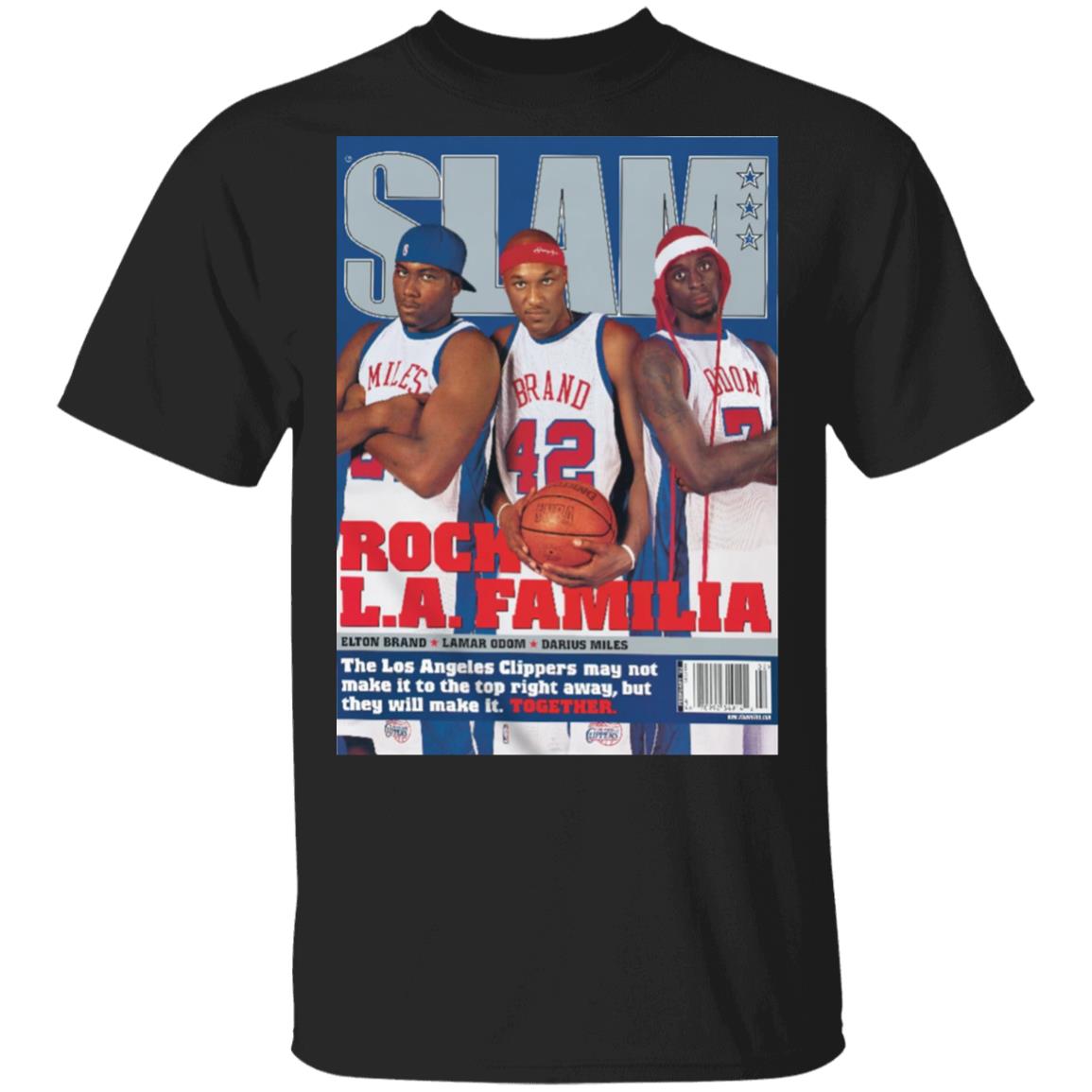 SLAM Cover Tee - Clippers Rock L.A. Familia Shirt - teezill