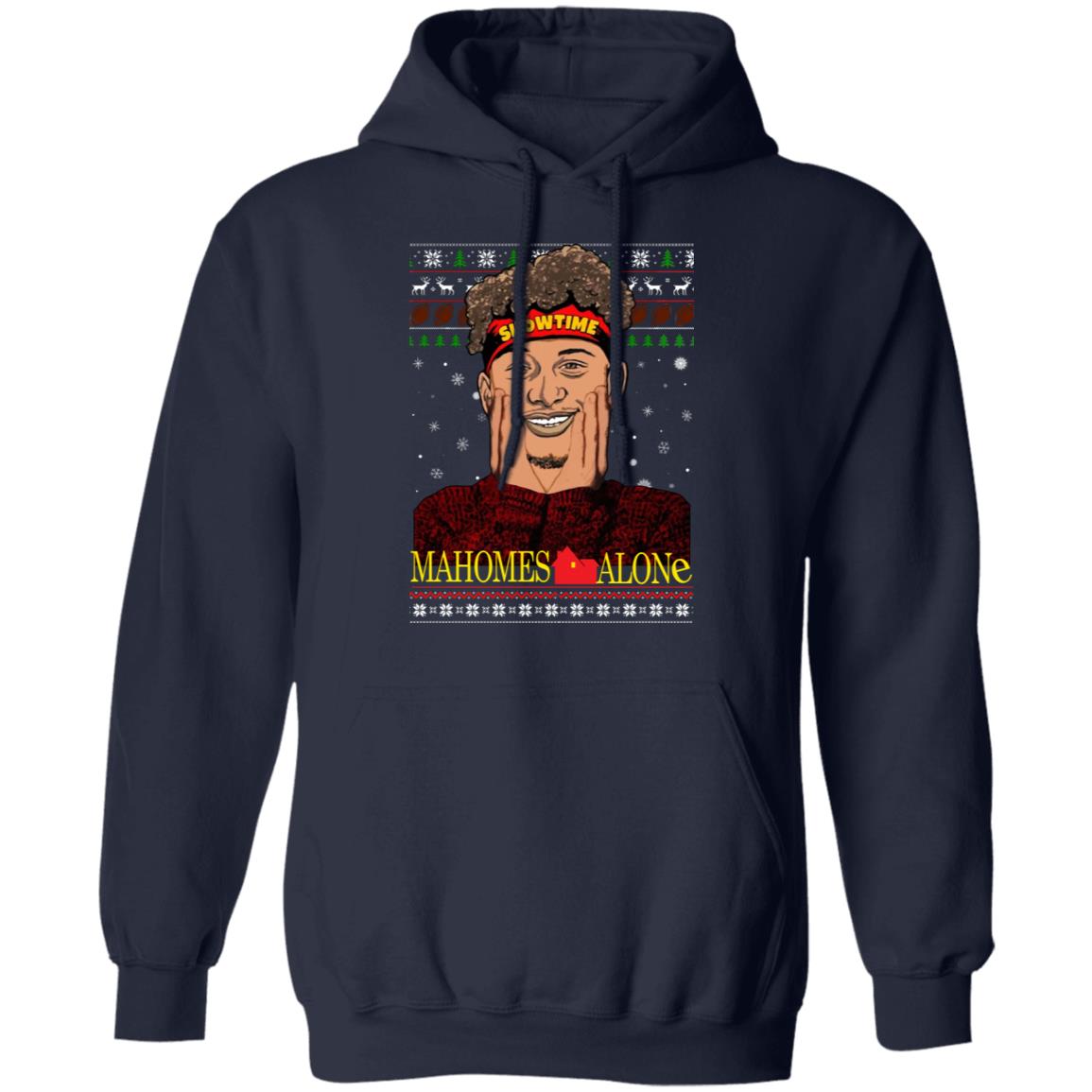 Patrick Mahomes Its Christmas Showtime Unisex Crewneck -   Israel