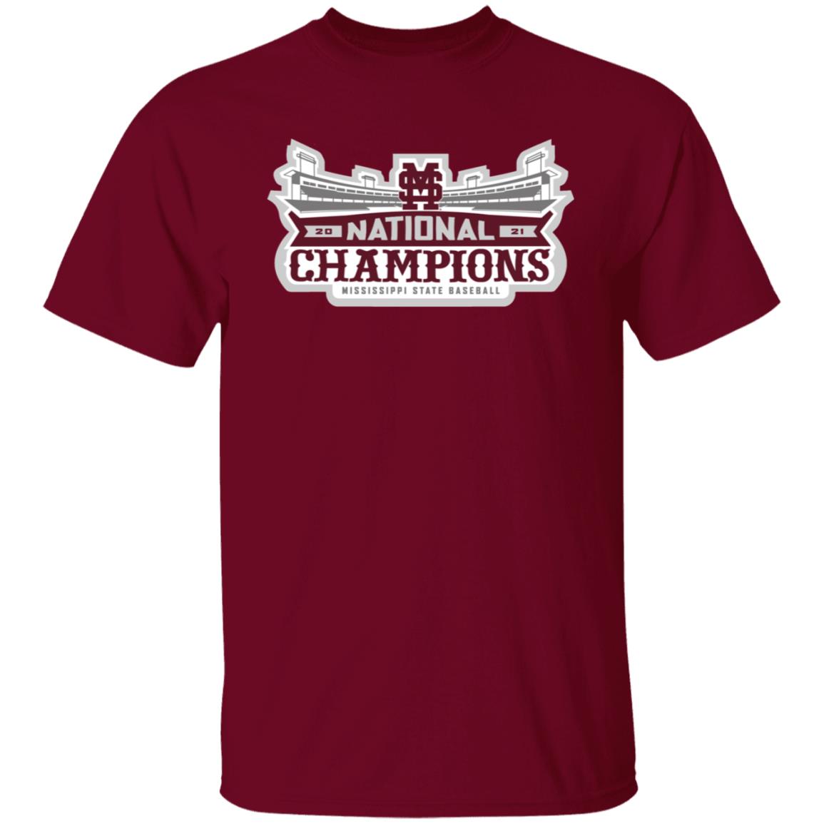 National Championship 2021 Mississippi State Baseball Shirt, T-Shirt ...