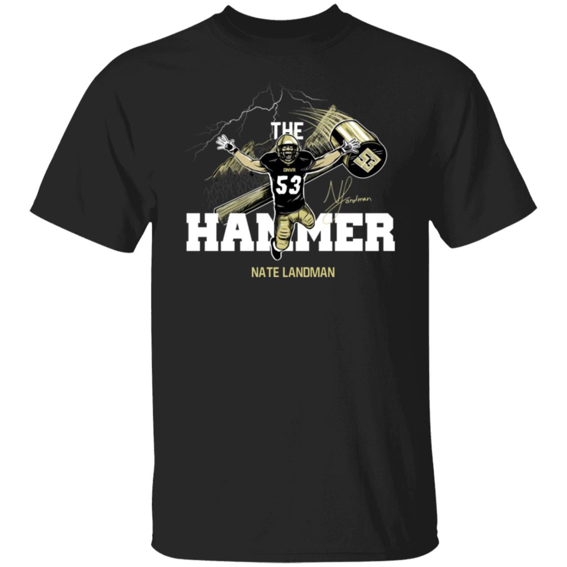 Nice The Hammer Nate Landman Shirt, T-Shirt, Hoodie, Tank Top, Sweatshirt